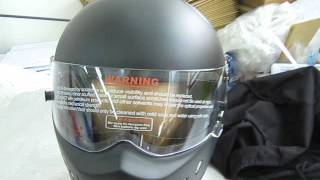 CRG Full Face Bandit Motorcycle Helmet review by thebeijingshopcom [upl. by Ahsiemac]