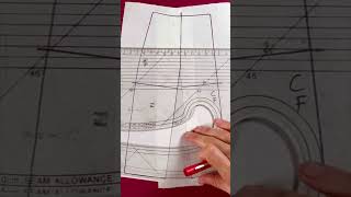 Easy way of pattern cutting Aline flared skirts [upl. by Vargas]