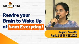 Jagrati Awasthi on How to Stay Motivated during the UPSC Journey  Rank 2 UPSC CSE 2020 [upl. by Eenyaj681]