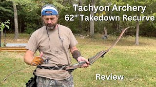 Tachyon Archery 62quot Takedown Recurve Bow Review [upl. by Acceber]