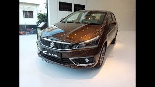 Maruti Suzuki Ciaz facelift  Metalic Dignity Brown  2018  Exteriors amp Interiors  Auto Explore [upl. by Wordoow]