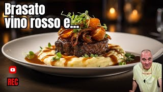 Brasato al Vino Rosso su Crema di Patate Un Piatto Tenero e Irresistibile [upl. by Aicener251]