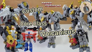 Custom Legacy Core Class Volcanicus  Transformers  McToyReviewer69 [upl. by Levina]