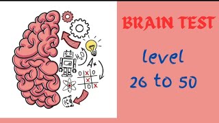 Brain test 1 level 26 to 50  Brain test levels  Brain test intrusting game [upl. by Theron]