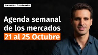 MERCADOS 🇪🇺🇺🇸 Agenda Semanal del 21 al 25 de Octubre 2024 📊 [upl. by Imyaj]