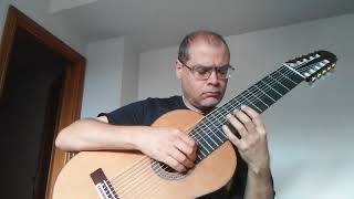 Estudio in Em Op6 Omaggio a Tárrega by Ramón León Egea  10 String Guitar [upl. by Nnylatsyrk732]