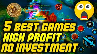 5 Best FREE Play to Earn Crypto NFT Games with ZERO Investment 🤯 [upl. by Ruth506]