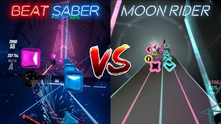 Reality Check Through The Skull  Beat Saber VS Moon Rider [upl. by Eeliak539]