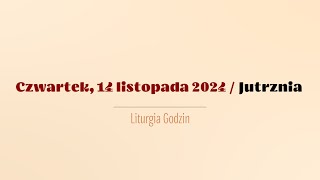 Jutrznia  14 listopada 2024 [upl. by Maclay]