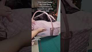 Weekender Travel Duffel Bag right in time for holiday travelers bag travel travelbag gift fyp [upl. by Georgianna]