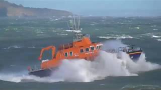 Torbay lifeboat diverts to emergency during severe weather exercise [upl. by Adnil]