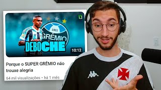 Porque o SUPER GRÊMIO não trouxe alegria [upl. by Airrehs]