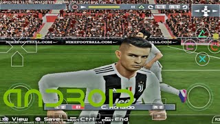 PES 2019 PS2 Gameplay Android POCOPHONE F1  Damon PS2 Emulator [upl. by Wehttam]