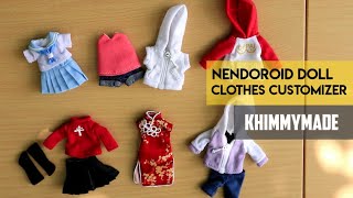 Nendoroid Doll Clothes Customizer pt 1  Khimmymade [upl. by Beaston]