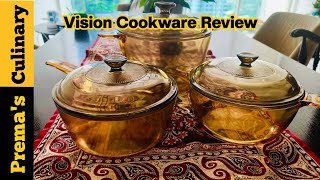 Vision Cookware review How to use cook and clean food in Vision Cookware [upl. by Lareena]