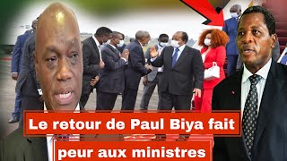 Remaniement  le retour de Paul Biya fait peur aux ministres [upl. by Xineohp328]