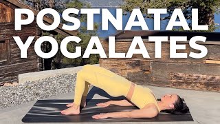 Postnatal Yogalates 20Minute Postnatal Yoga  Pilates Fusion For Flat Tummy [upl. by Norvin]