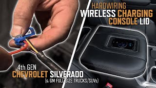 How To Get Fast Wireless Charging In GM Truck Console Lid  Hardwiring Sanctum Charging Upgrade [upl. by February]