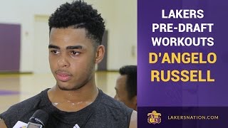 Should The Lakers Take DAngelo Russell At No 2 [upl. by Ttezzil]