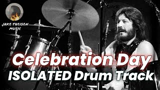 John Bonham  Celebration Day ISOLATED Drum Track [upl. by Nylahsoj]