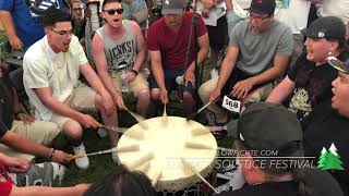 First Nations traditional drums Summer Solstice Festival Ottawa 2019 [upl. by Enneles]