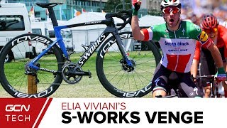 Elia Vivianis Specialized SWorks Venge Disc [upl. by Grassi]