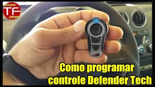 Como programar controle do alarme Defender Tech [upl. by Yasnyl500]