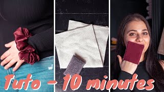 Tuto couture pour débutant EN MOINS DE 10 MINUTES 13 [upl. by Lemar]