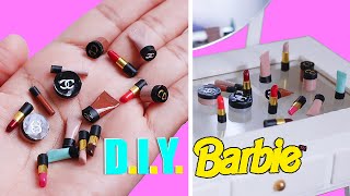 Barbie Make Up Room DIY Crafts Tutorial  Part 12 [upl. by Yot]