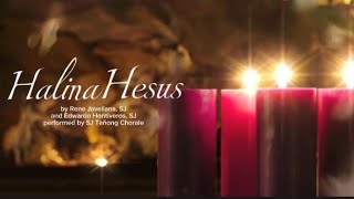 Halina Hesus  by SJ Tañong Chorale Lyrics [upl. by Snapp86]