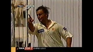 Shoaib Akhtar 6 for 50 amp 4 for 30 vs Bangladesh 2nd Test 2003 [upl. by Trilbie]