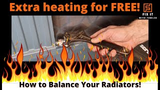 Extra Heating for FREE  How to balance your radiators [upl. by Anatnas]