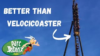 Toutatis is Better than Velocicoaster  Parc Asterix Vlog [upl. by Beitnes]