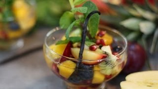 Recette de la Salade de fruits frais au thé Earl Grey [upl. by Akaenahs]