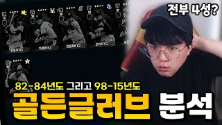 🏆신규 골든글러브 연도별 분석 및 스텟 공개 추억의선수 임팩트 포함 [upl. by Tnilk]