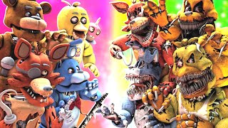 SFM FNaF Movie Animatronics vs Demented [upl. by Lledniuq]