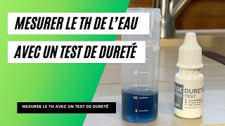 Mesurer le TH avec un test de dureté BWT [upl. by Rosie]