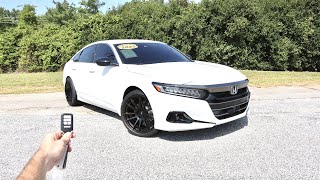 2022 Honda Accord Sport SE Start Up Test Drive Walkaround Test Drive POV and Review [upl. by Clovis]