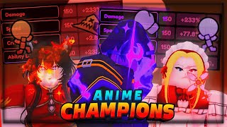 🌒Making My STRONGEST GODLY Ω3 quotSHADOWquot Units in Anime Champions Simulator [upl. by Wallace186]