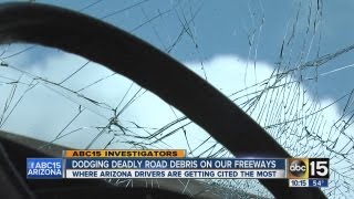 Dodging deadly road debris on our freeways [upl. by Moody]