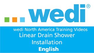 EN Installing a linear drain shower wedi Fundo Riolito with Click and Seal™ [upl. by Nitsuj]