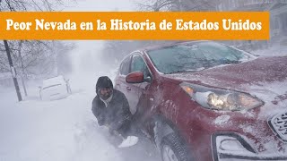 Imagenes Fuertes de Tormenta Invernal en Estados Unidos [upl. by Livvyy]