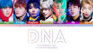 BTS DNA Color Coded Lyrics가사 HanRomPol [upl. by Weitzman]