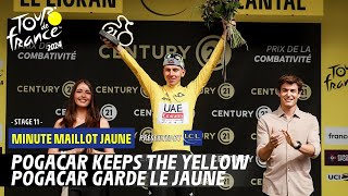 LCL Yellow Jersey Minute  Stage 11  Tour de France 2024 [upl. by Yanej]