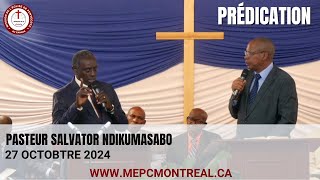 Prédication Pasteur Salvator Ndikumasabo [upl. by Heady526]