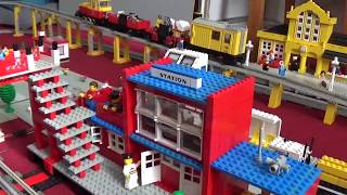 The Legendary Lego Train Layout From Idea Book 7777  Overview [upl. by Ahsiak232]