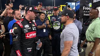 HOW I DECIDED TO GO TO THE KYLE BUSCH RICKY STENHOUSE  SCUFFLE [upl. by Ayhtin]