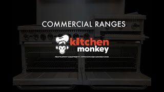 Kitchen Monkey Restaurant Equipment Commercial Ranges [upl. by Brookner]