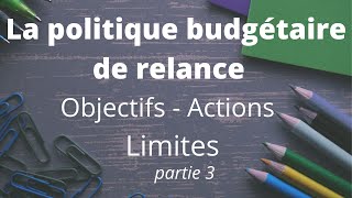 Politique budgétaire de relance [upl. by Shannon361]