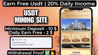 moneymaking platform for earning USDT in 2024 Register and get 20usdt 15usdt Earn 5 usdt per day [upl. by Chansoo]